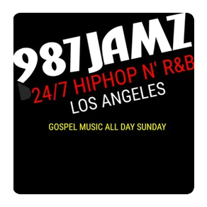 Radyo 987JAMZ  24/7 HipHop N' R&B istasyonunda en son popüler Gospel, R&B, Hip Hop türlerini :app_name ile dinleyin.